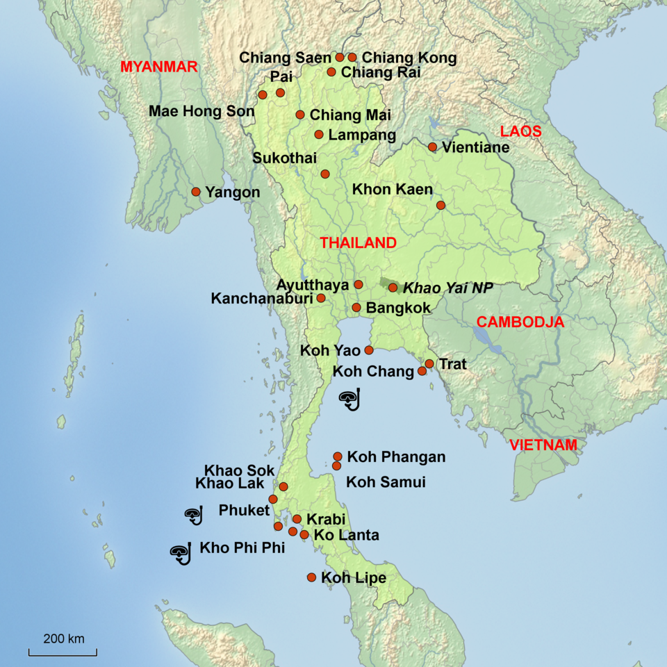 Reisplanner Thailand