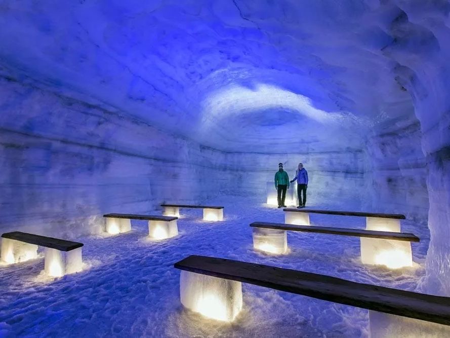 Langjokull ijsgrot