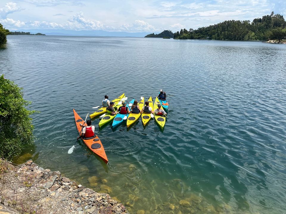 Rondreis Rwanda Lake Kivu kajaktocht kayak