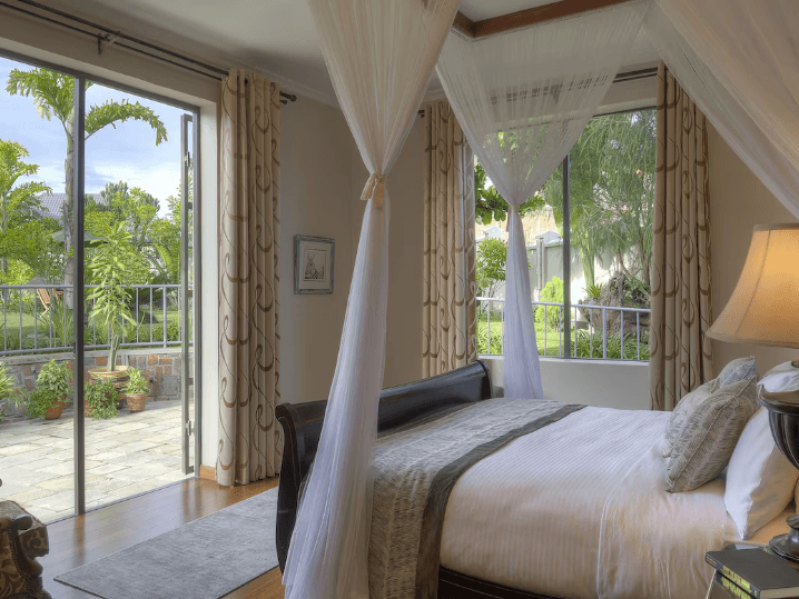 Rondreis Rwanda the bishops house berglandschap Ruhengeri vulkanen