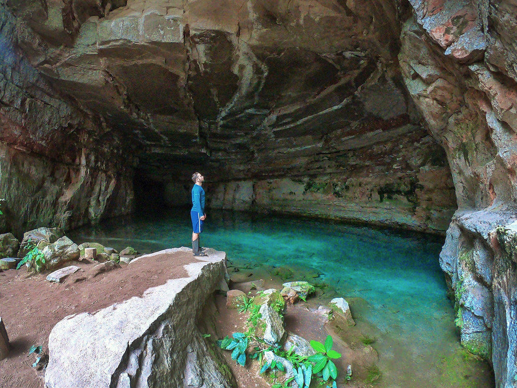 Rondreis Brazilie Chapada dos Guimareas Grot