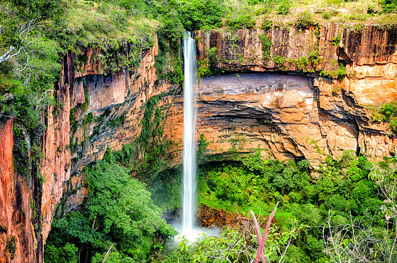 Rondreis Brazilie Chapada dos Guimareas Waterval
