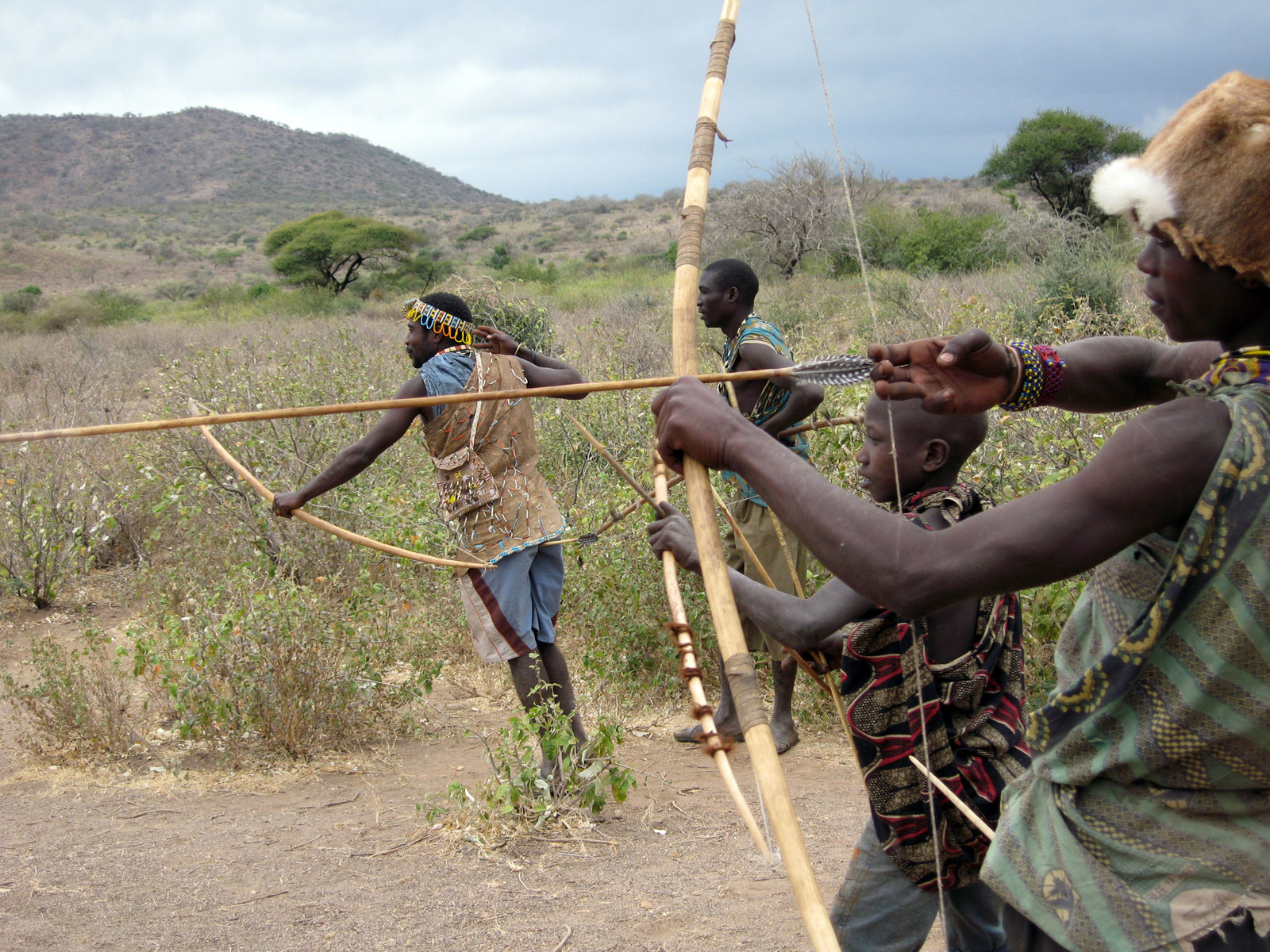 Rondreis Tanzania Lake Eyasi Boogschutter