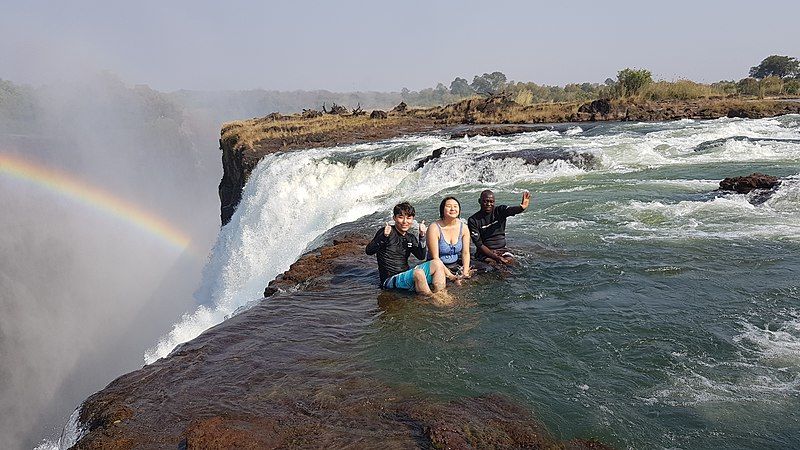 Rondreis Zimbabwe Victoria Falls Devils pool