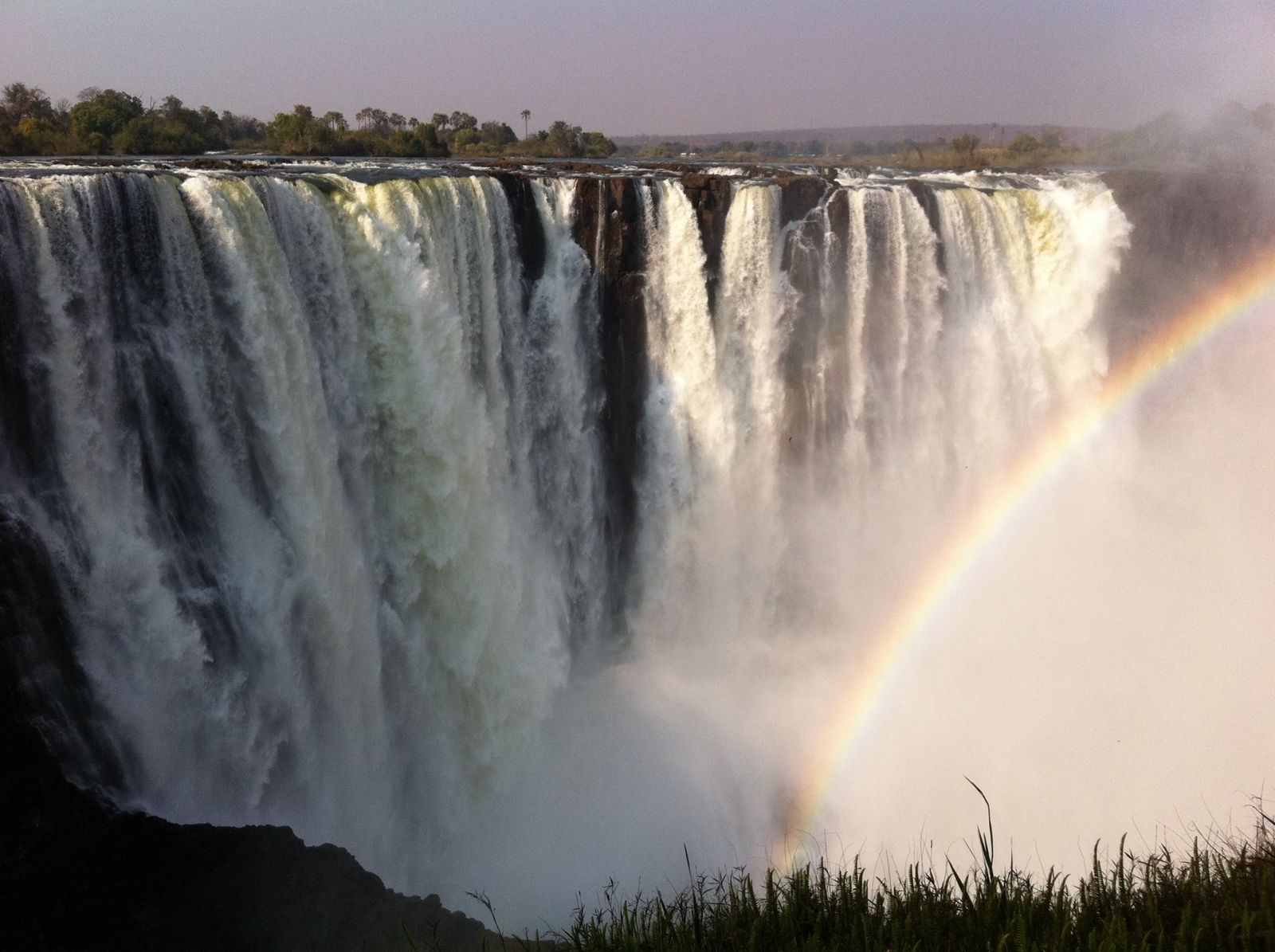 Rondreis Zimbabwe Victoria Falls Waterval Regenboog