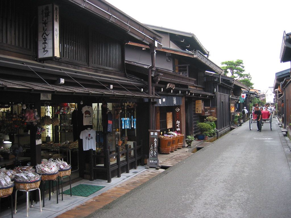 Rondreizen Japan   Takayama   Traditionaal straatbeeld
